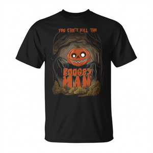 Camiseta con diseño de calabaza de Halloween de You Cant Kill The Boogeyman, camiseta con diseño aterrador para hombre - Product Image 2