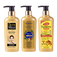 Lait Corporel Hydratant Transfrontalier au Curcuma, Glutathion et Curcumine 275ml – Maroc