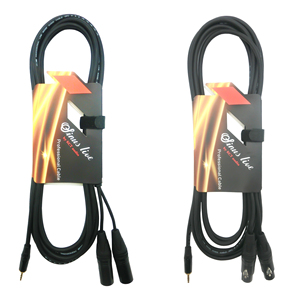 Âm Thanh Loa Cáp 3.5Mm Để 2 <span class=keywords><strong>XLR</strong></span> Nam Hoặc Nữ Cáp 2 <span class=keywords><strong>XLR</strong></span> Nam Cắm Để 3.5 Nam Cho <span class=keywords><strong>Microphone</strong></span> Mixer Khuếch Đại Y <span class=keywords><strong>Splitter</strong></span> - Product Image 1