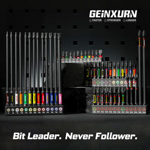 Jeu <span class=keywords><strong>de</strong></span> 13 embouts <span class=keywords><strong>de</strong></span> tournevis à chocs S2 <span class=keywords><strong>de</strong></span> qualité industrielle, codés par couleur, assortis PH PZ <span class=keywords><strong>Torx</strong></span> Hexagonaux Plats, en acier, avec pointe magnétique OEM - Product Image 5