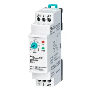 Samwh-dsp-Conexión de Terminal de ERV-03M, ac 110v, 220v, cc 12v, relé de retardo Digital 1hr, Time220v