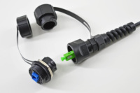 Penjualan Panas Kabel Patch Fiber ODVA Tahan Air IP65 LC/SC/MPO Duplex 12 Fiber Jumper Komunikasi Lapangan Berat