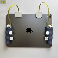 Manette de jeu mobile filaire 3D imprimée en DIY, écologique, pour tablette PC, avec joystick à six doigts et gâchettes de jeu réglables