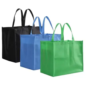 Wholesale Promotional Gifts Holiday Shopping Groceries Reusable Handheld Large Capacity Eco Bag Non Woven