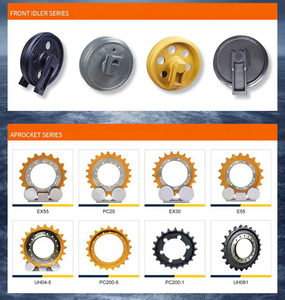 Rueda Guía para Excavadora de Alta Calidad, Compatible con SK75 60 50 25, Piezas de Chasis para Excavadora, Accesorios para Excavadora, Envío Inmediato, Directo de Fábrica - Product Image 4