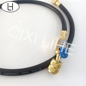 Haute pression diverses tailles vide personnalisable R410A 1/4 SAE tuyaux de charge simples tuyau noir pour réfrigérant AC - Product Image 5