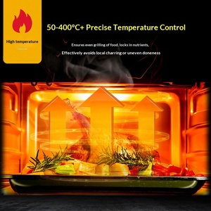 <span class=keywords><strong>Four</strong></span> de cuisson commercial électrique et à gaz à <span class=keywords><strong>double</strong></span> plateau grande capacité à commande mécanique pour pain, pizza, gâteau - Product Image 3