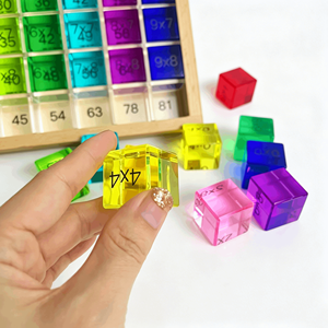 Juego <span class=keywords><strong>de</strong></span> Bloques <span class=keywords><strong>de</strong></span> Construcción Acrílicos Arcoíris Personalizados, Juguetes <span class=keywords><strong>de</strong></span> Apilamiento Sensoriales Montessori, Bloques Divertidos <span class=keywords><strong>de</strong></span> Matemáticas y Cálculo <span class=keywords><strong>para</strong></span> Niños - Product Image 2