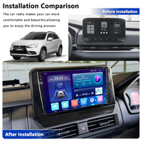 Autoradio MeiHua 2 Din Android pour Mitsubishi Outlander Triton 2023-2024, autoradio avec Carplay, lecteur DVD, navigation GPS