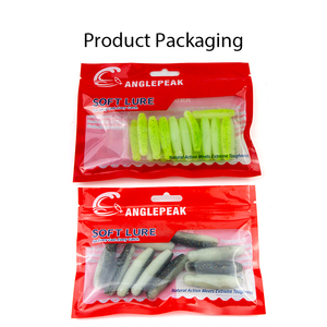 Señuelo de Pesca de Agua Dulce y Salada, 40 mm, 2,7 g, 50 mm, 6,3 g, Señuelo de Gusano de Plástico Suave de PVC, Cebo Suave para Pesca de Lubina y Perca, 5 Colores - Product Image 4