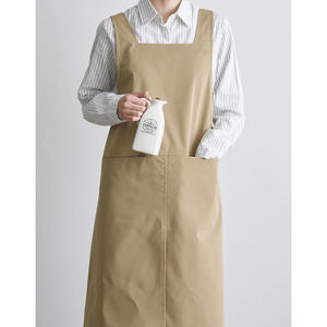 Tablier sans manches imperméable et lavable <span class=keywords><strong>de</strong></span> style japonais pour hommes et femmes, en lin, avec larges bretelles, pour la <span class=keywords><strong>cuisine</strong></span>, la restauration et le nettoyage - Product Image 3