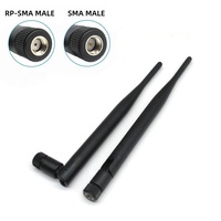 Antena WiFi de Alta Ganancia 5dbi, Red Inalámbrica RP-2.4Ghz, Antena WLAN, Tarjeta WiFi, Punto de Acceso Omnidireccional, Antena Celular, Antena WiFi de Escritorio