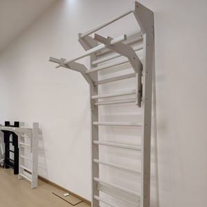 LUMINE 体操用ウォールバー 木製プルアップクライミングフレーム はしご ボディストレッチ スウェーデン式はしご 耐久性のある木製 - Product Image 2