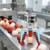 Pince robotique à doigts souples pour la préhension et le placement de biscuits/gâteaux