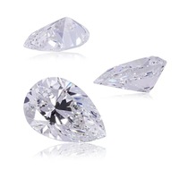 Cultivate Forever Star Diamant brut de laboratoire en forme de poire, certifié IGI, 1-3 carats, couleur D, grade VVS1VS1, percé au laser, Water