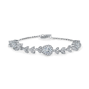 Pulseras de Joyería Fina al por Mayor con Piedras Preciosas de Color, Esmeraldas, Rojo Sangre y Dijes Colgantes en Forma de Gota - Product Image 5