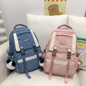 <b>Backpack</b> For Students <b>Large</b> Capacity 18 In Solid Color Unisex <b>School</b> Education Campus Use - Product Image 2