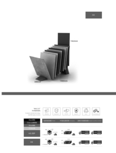 Máy tính để bàn gạch ceramic hiển thị Countertop khe cắm đá thạch anh hiển thị giá gạch ceramic Giá đứng cho bán lẻ showroom - Product Image 2