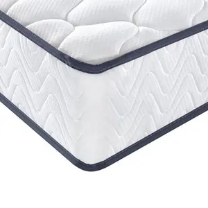 Bed Room Furniture Visco Memory Foam Pocket Spring Support Firm Side Fast Delivery
