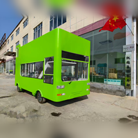 Camion de restauration mobile, fourgon alimentaire sur roues, freins électriques, structure en acier inoxydable