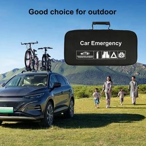 Noodautokit, noodhulpmiddelenset voor voertuigen en vrachtwagens met luchtcompressor, startkabels en EHBO-<span class=keywords><strong>kit</strong></span> - Product Image 4