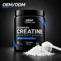 Créatine monohydratée en poudre pour adultes, antioxydant, soutien immunitaire, apport d'énergie, différentes saveurs, 500g, OEM/ODM, HALAL