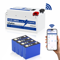 Batterie lithium-ion 25,6 V 100 Ah à coque en fer, remplacement de la batterie au plomb-acide pour système de panneaux solaires et alimentation de secours