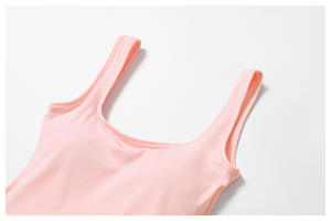 LOGO CUSTOM Neues Modisches Trägerkleid mit Rückenausschnitt und Bubbel-Saum, Einteiliges Tenniskleid mit Eingebauten Shorts und Taschen, Süße Fitness- und Padel-Kleider - Product Image 3