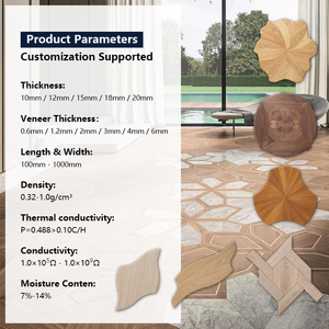 Parquet stratifié AVANTIMORA antidérapant E0 E1 brillant Grade AB 12mm 14mm 15mm en bouleau multicouche T&G Lotus pour revêtements de sol résidentiels - Product Image 4