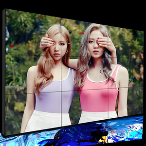 Video Wall LCD de 55 Pulgadas con Bisel Estrecho de 1.8mm y Controlador, Señalización Digital Comercial para Conferencias y Centros de Control de Seguridad - Product Image 1