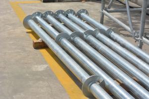 Système de fondation par pieux hélicoïdaux pour structures de montage solaire, acier haute résistance Q235B/Q355B, OEM disponible - Product Image 3