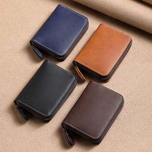 Porte-cartes de crédit ultra-fin en cuir PU pour homme avec logo personnalisé, grande capacité, emplacements multiples pour cartes, design uni - Product Image 1