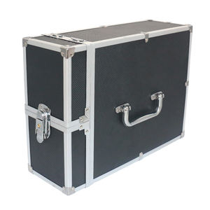 <span class=keywords><strong>Valise</strong></span> de <span class=keywords><strong>rangement</strong></span> avec cadre en aluminium de conception spéciale pour CD/disques vinyles - Product Image 3