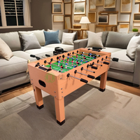 Ballon de jeu de football et joueur de baby-foot multifonctionnel en bois ABS OEM Table de baby-foot avec deux chaises pour enfants