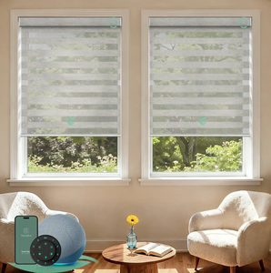 Stores zébrés motorisés intelligents électriques jour/<span class=keywords><strong>nuit</strong></span> avec télécommande pour domotique, chambre et salon, vente en gros - Product Image 1