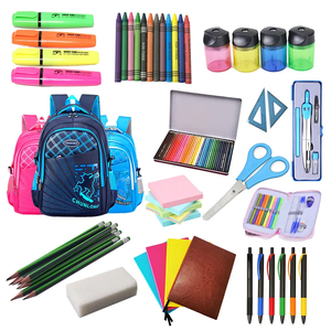 Set di cancelleria regalo per il ritorno a scuola per bambini Set di forniture per ufficio scolastico Kit zaino per collega medio primario per studenti 2023 - Product Image 1