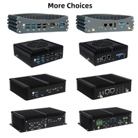 Computadora Industrial sin Ventilador Intel Core I5/i7, 2xCOM, 8xUSB, Pantalla 4K, PC Inteligente para Fábrica con Salida VGA