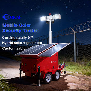 Caméra <span class=keywords><strong>de</strong></span> <span class=keywords><strong>surveillance</strong></span> solaire hybride tout temps avec batterie et générateur, remorque solaire pour la <span class=keywords><strong>surveillance</strong></span> des chantiers <span class=keywords><strong>de</strong></span> construction - Product Image 2