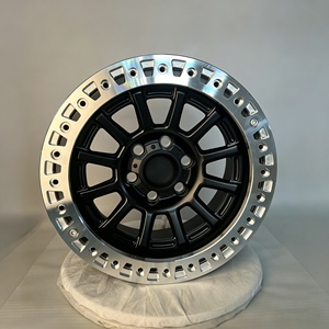 ล้อขนาด 20 21 22 23 24 นิ้ว 5x112 5x114.3 5x120 สำหรับออฟโรด สีเงินขัดเงา แบบ Beadlock สำหรับ Telluride ล้อฟอร์จ - Product Image 2