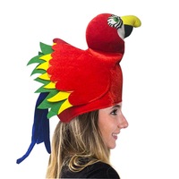 Chapeau de dinde en peluche en velours, style Europe et Amérique, avec visage de dessin animé recyclé, sangle de menton, logo personnalisé disponible, fournitures de fête