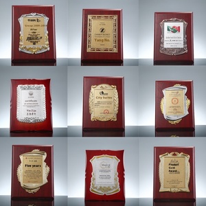 Gold Foil Medal Authorization <strong>Plaque</strong> Customizable Copper Base <strong>Engraved</strong> Eco-friendly Certificate Agent Honor <strong>Plaque</strong> Featuring - Product Image 3