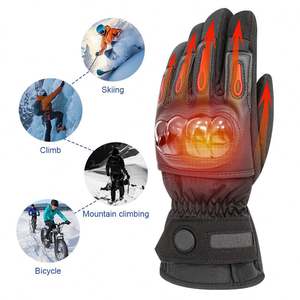 Guantes de <span class=keywords><strong>moto</strong></span> con calefacción USB <span class=keywords><strong>para</strong></span> hombre Manopla de mano de poliéster impermeable <span class=keywords><strong>para</strong></span> uso en invierno <span class=keywords><strong>para</strong></span> viajes diarios - Product Image 6