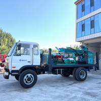 Foreuse mobile montée sur camion pour puits d'eau, équipement de forage DTH avec châssis de camion Dongfeng pour le forage de puits d'eau