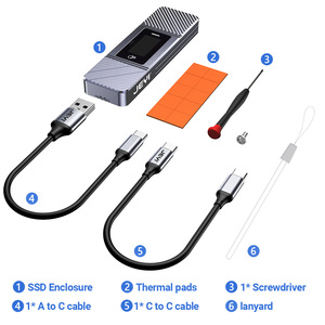 JEYI M.2อัจฉริยะมองเห็น NVMe NGFF SSD กล่องอลูมิเนียมรองรับ USB 3.2 Gen2 10Gbps UASP Trim 5S ป้องกันการเขียน3S เชื่อมต่อใหม่ - Product Image 6