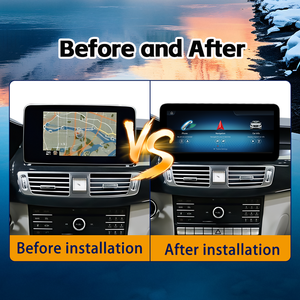 Autoradio Android Auto LELV Qualcomm 680 pour <span class=keywords><strong>Mercedes</strong></span> Benz Cls W218 X218 C218 2010-2013 Multimédia CarPlay sans fil GPS 2din - Product Image 3