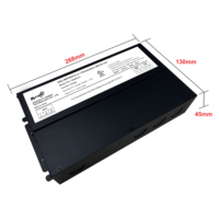 Boîtier de raccordement LED certifié UL/CUL 250W IP67 étanche CV DALI & Push Ficker, variateur de lumière sans fil, 100-277V AC-DC 12V 24V