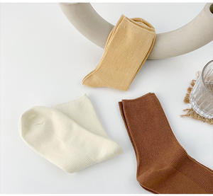 Primavera <span class=keywords><strong>2021</strong></span>, venta al por mayor, varios colores brillantes, calcetines de algodón para mujer - Product Image 6