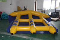 Sports nautiques gonflables, bateau banane super durable, poisson volant gonflable, parc aquatique flottant