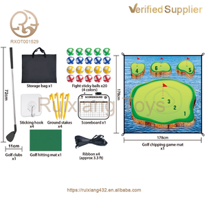 Ensemble de jeu de golf collant intérieur/extérieur pour adultes et enfants tapis de jeu d'écaillage pour jardin de jardin jouet de golf - Product Image 3