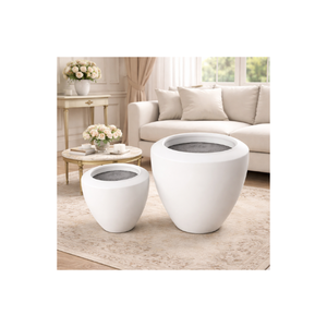 Macetas de Fibra de Vidrio Ecológicas, Ligeras, Sostenibles, de Nuevo Diseño, al Mejor Precio, Talladas a Mano, Decoración para el Hogar y el Jardín - Product Image 1